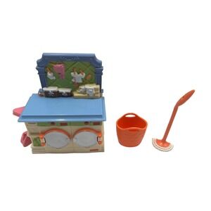 Fisher Price Doll House Furniture Loving Family 2010 Laundry Room Washer Dryer